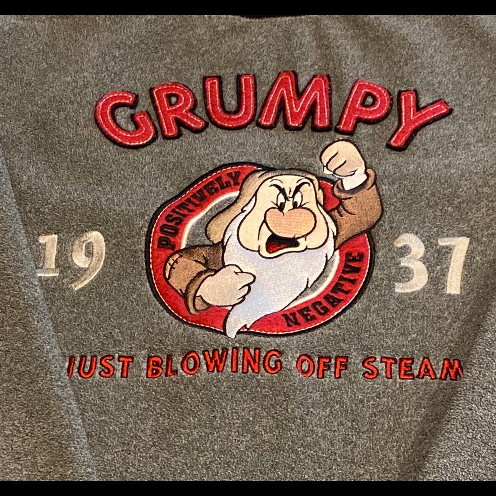 Vintage Disney Grumpy fleece